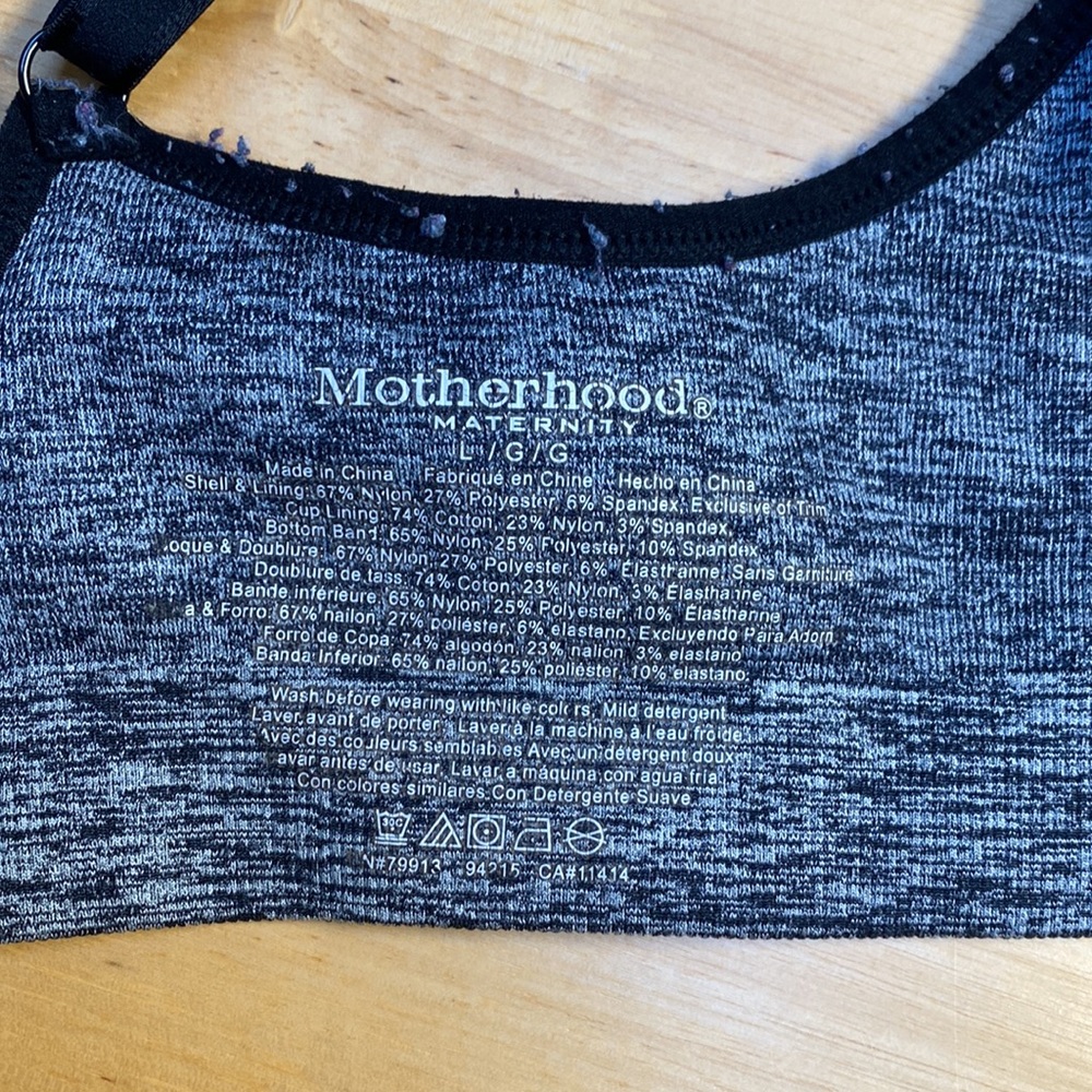 Motherhood maternity nursing bra. Sz Large. - Picture 3 of 3